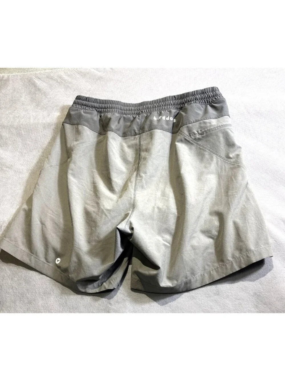 Birddogs Mens Classic Fit Gray Shorts With Inner Liner Lightweight & Stretchy Si
